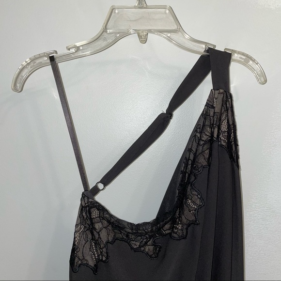 NWT BCBGMAXAZARIA Runway One Shoulder Lace Dress 2